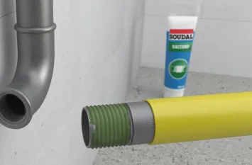 afdichten van sanitaire installaties